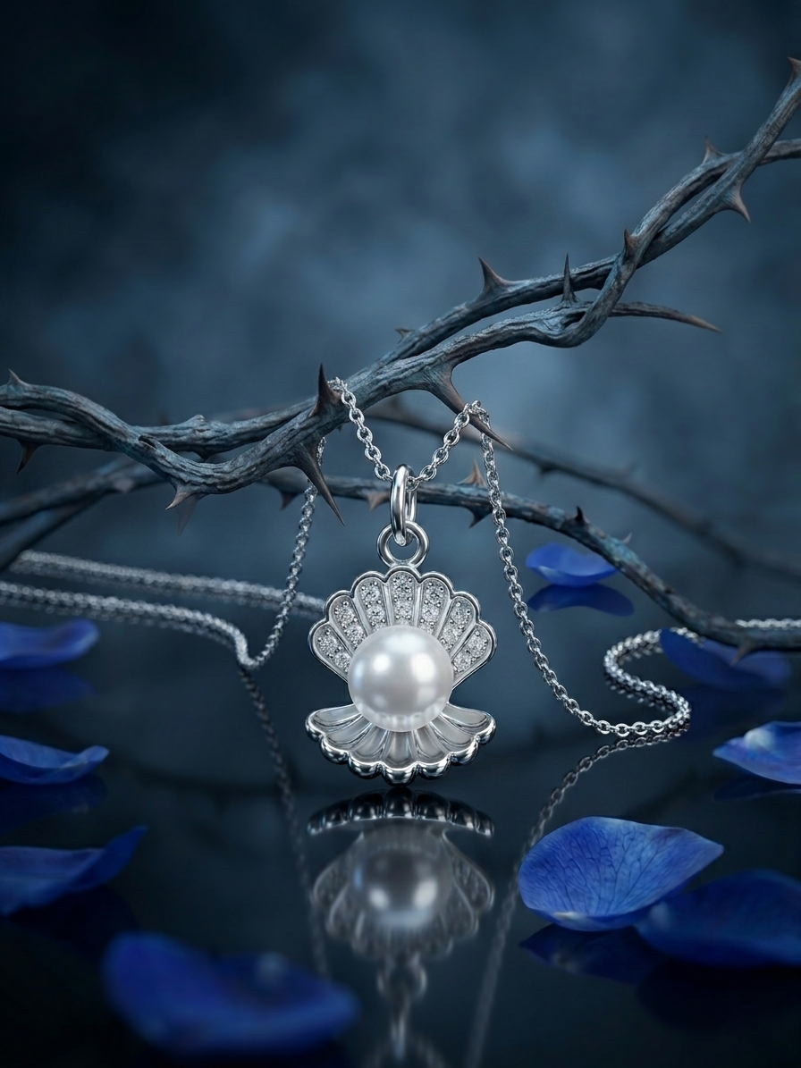 Collana Conchiglia "Sei la mia Perla"