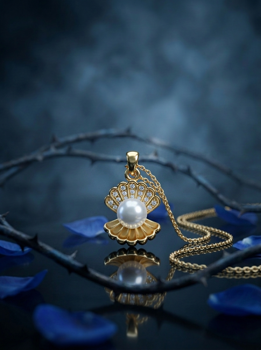 Collana Conchiglia "Sei la mia Perla"