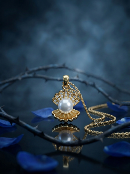 Collana Conchiglia "Sei la mia Perla"