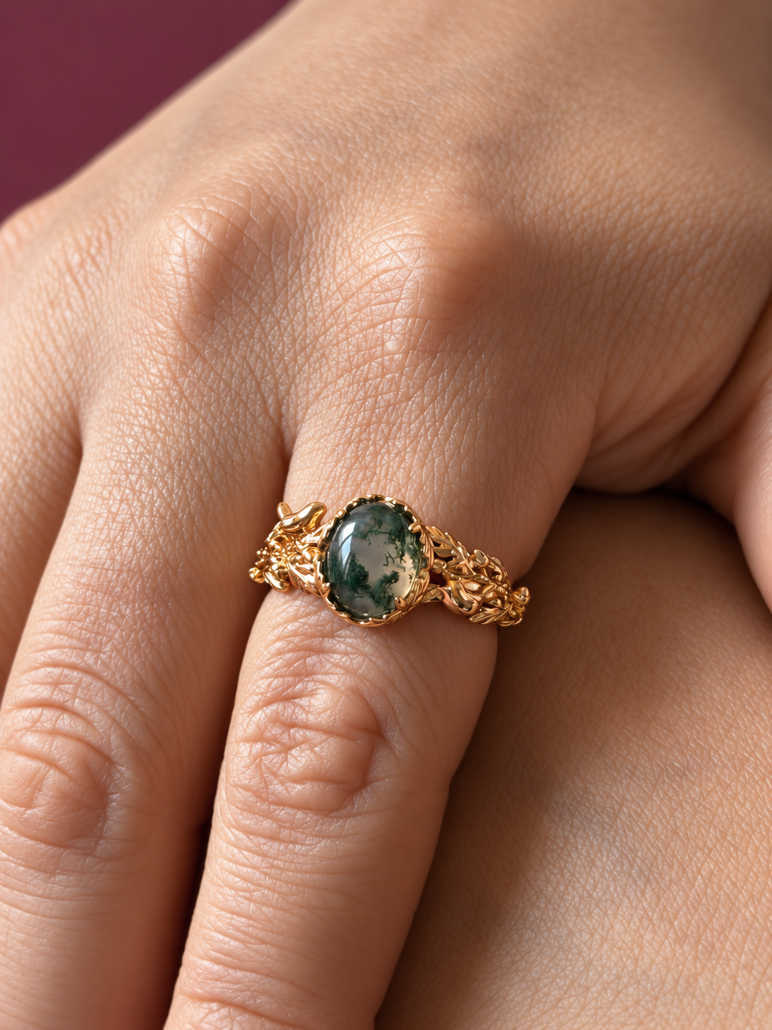 Suren & Oak Wedding Ring