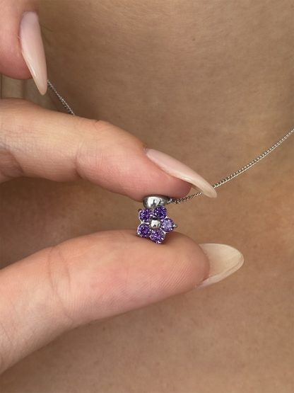 Forget Me Not Dainty Necklace