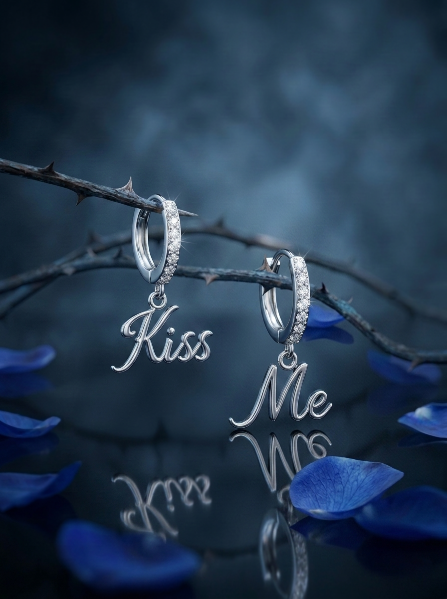 Orecchini Hoop Kiss Me