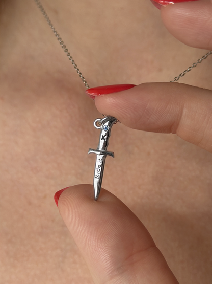 "Ride It" Knife Necklace