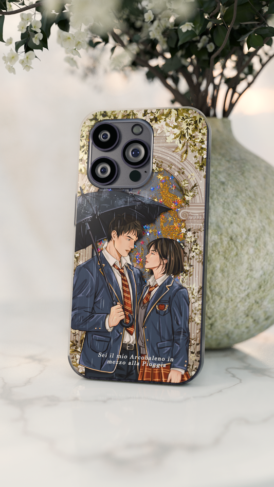 Ares & Hell Liquid Glitter Iphone Cover