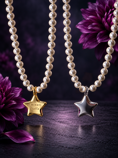 Collana Perle "5 Minuti, Stella"