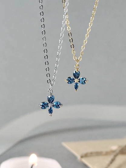 Iris Flower necklace