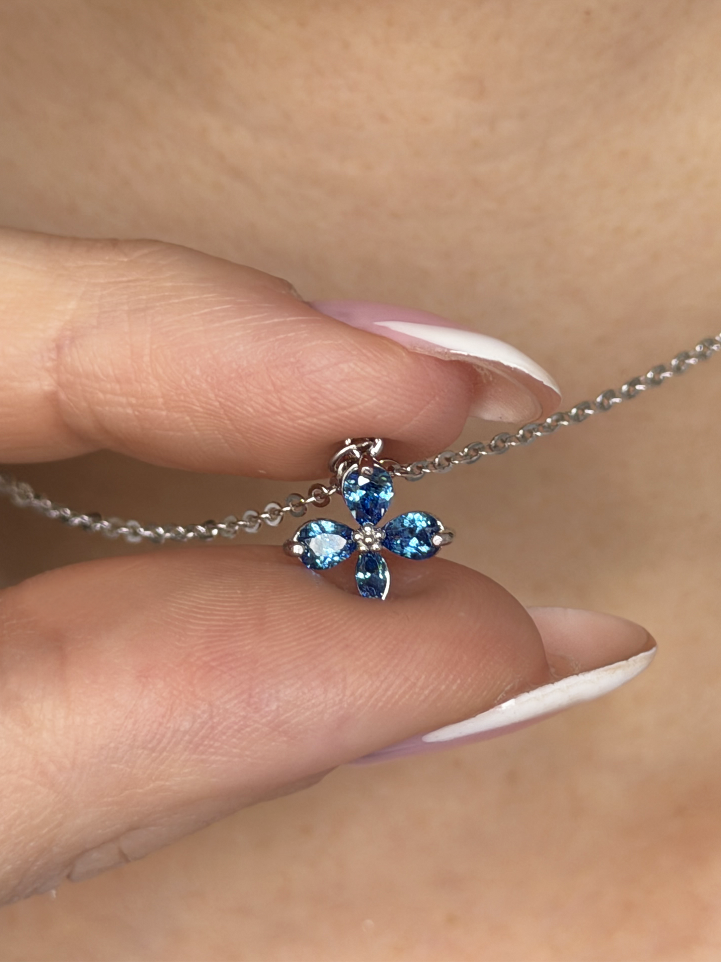 Iris Flower necklace