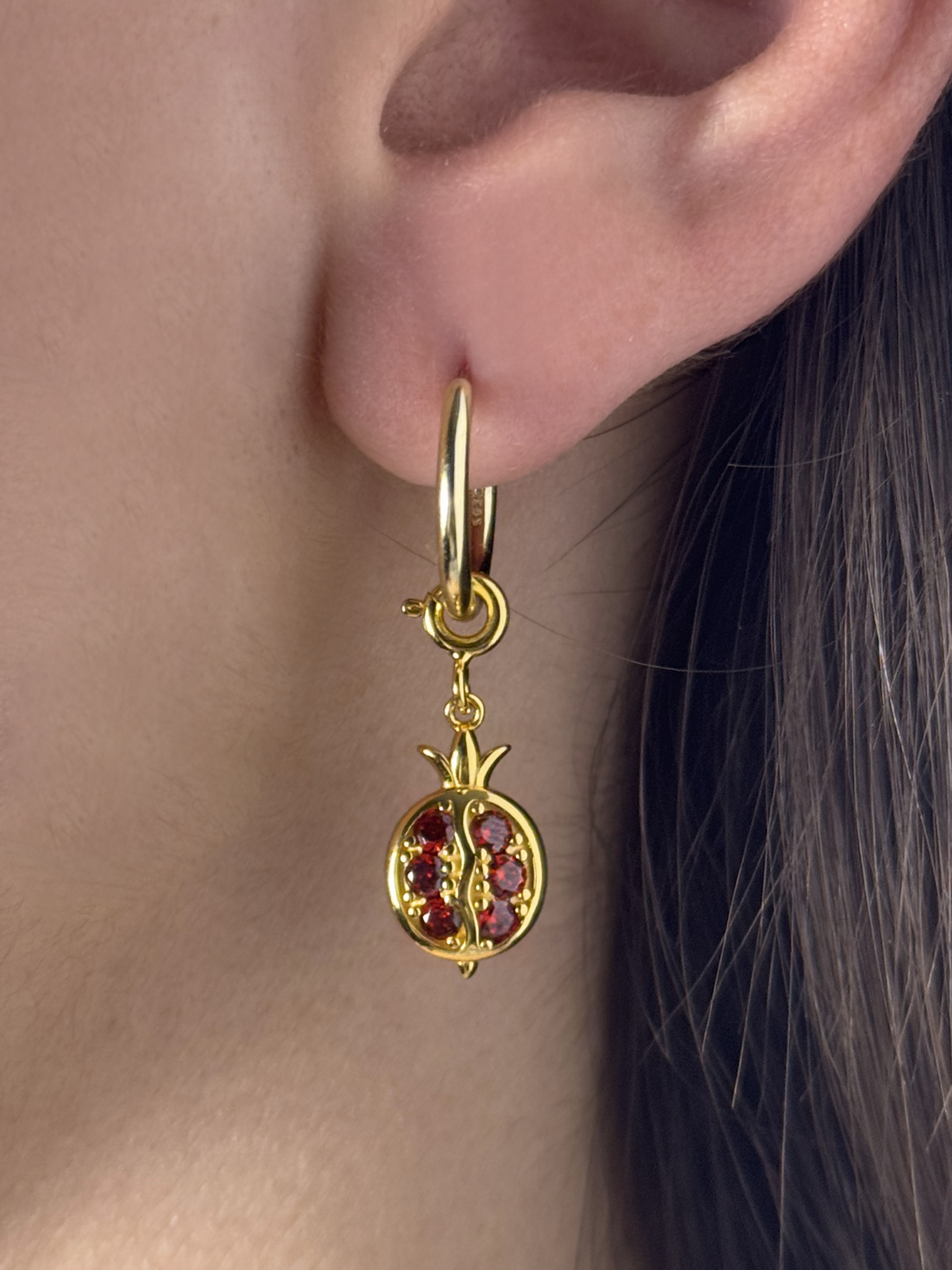 Orecchino Hoop Game of Gods