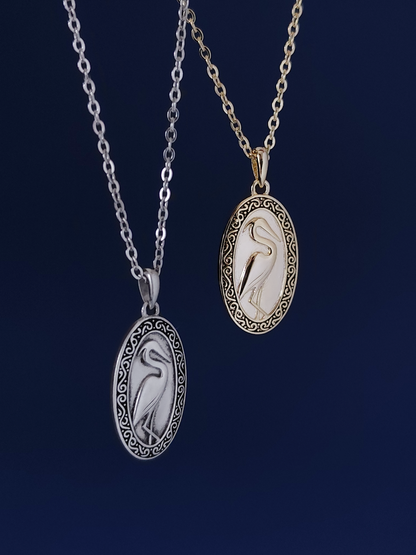 Heron Necklace