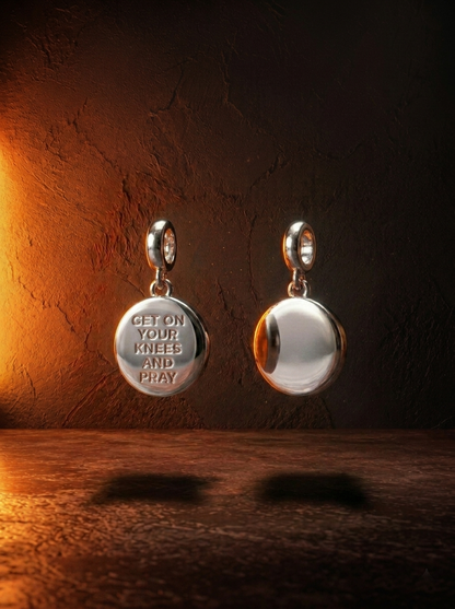 Get on your Knees and Pray Charm