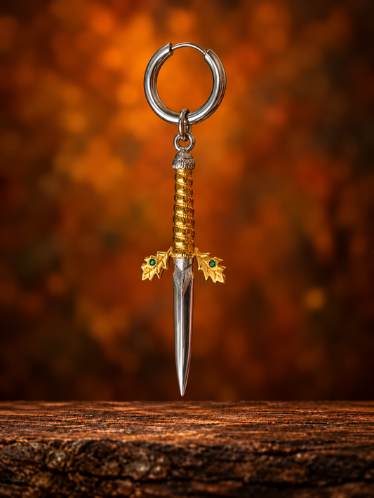 Jude Duarte Dagger Hoop Earring