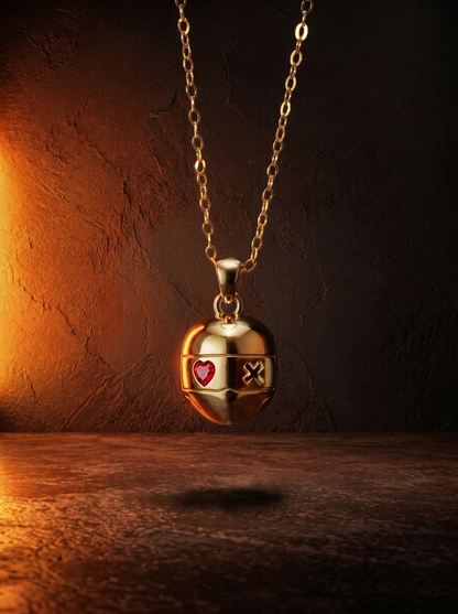 Junior Biker Helmet Necklace