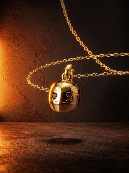 Junior Biker Helmet Necklace