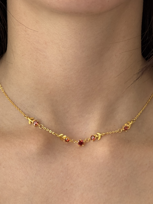 Rowan Berries Necklace