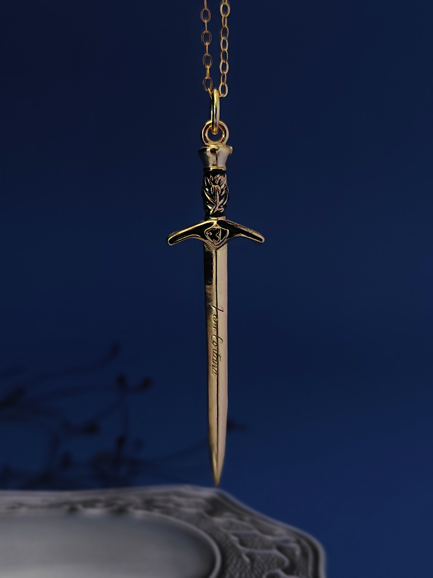 Cortana Sword Necklace