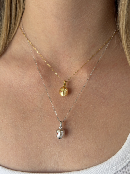 Junior Biker Helmet Necklace