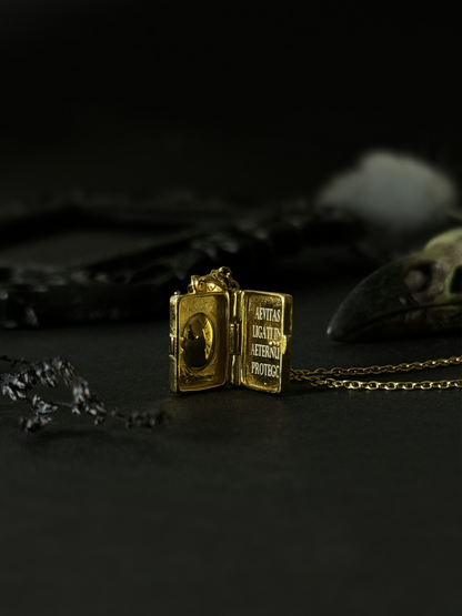 La Prima's Grimoire Locket Necklace