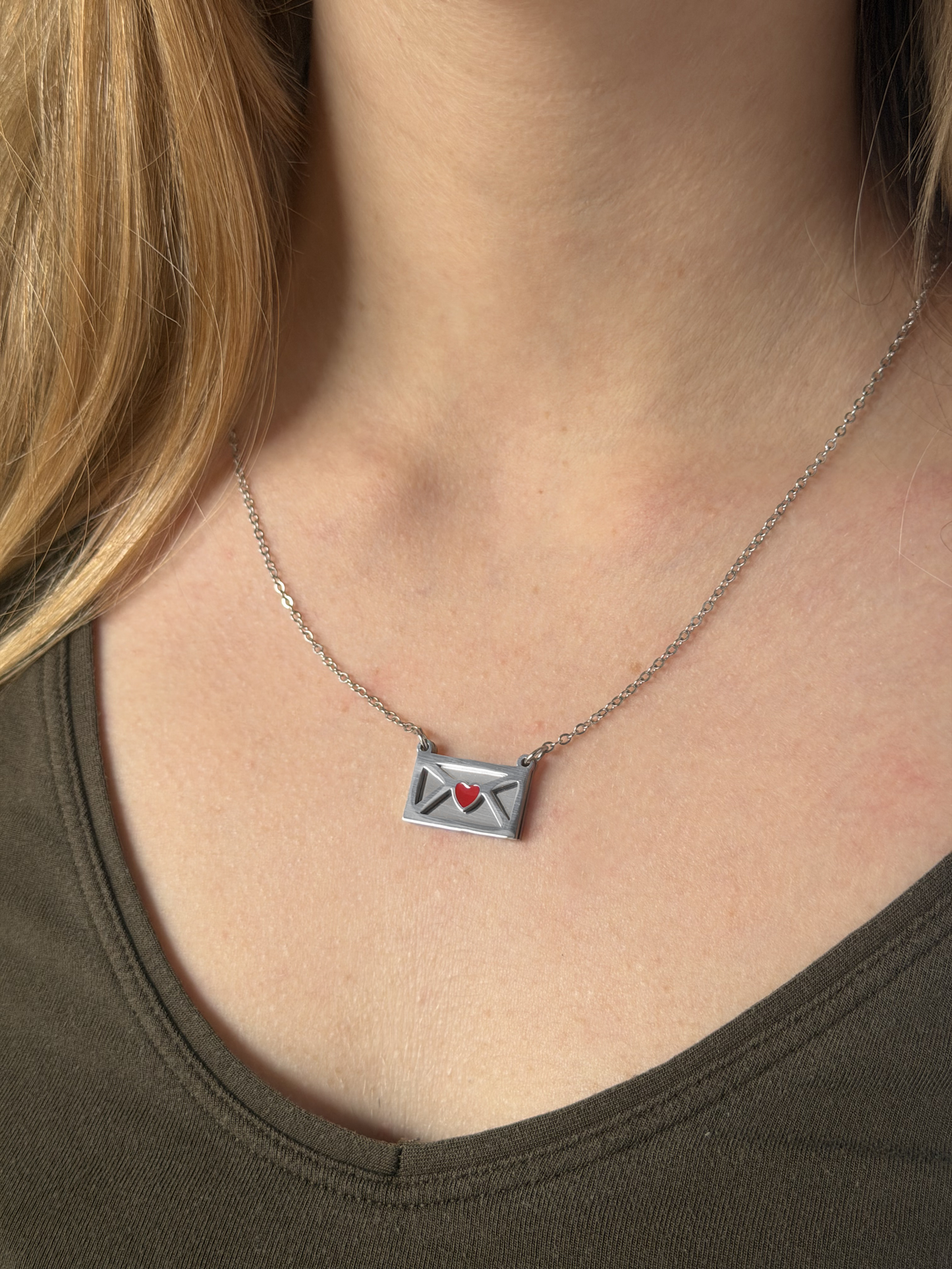 Custom Envelope Necklace