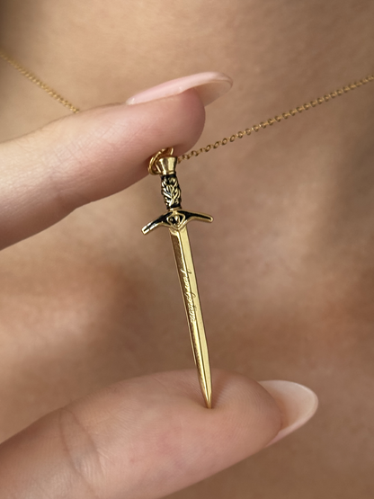 Cortana Sword Necklace