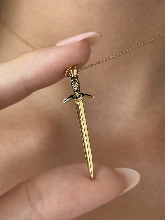 Cortana Sword Necklace
