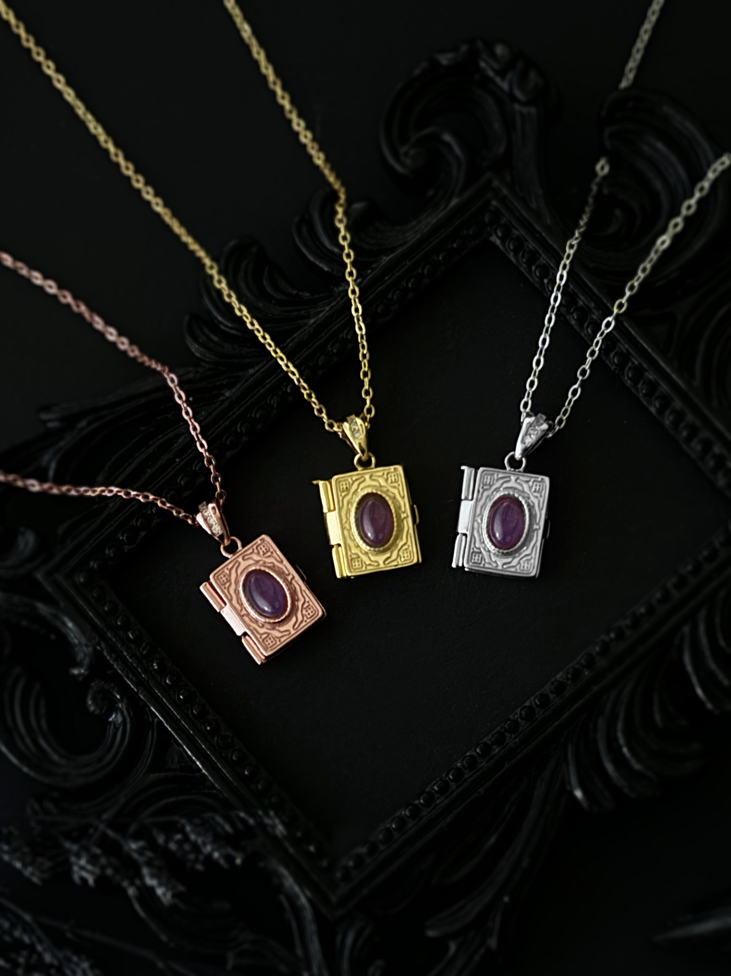 La Prima's Grimoire Locket Necklace