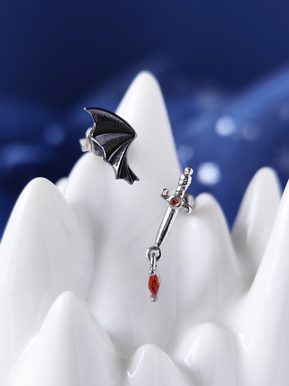 Bat Boys Earring