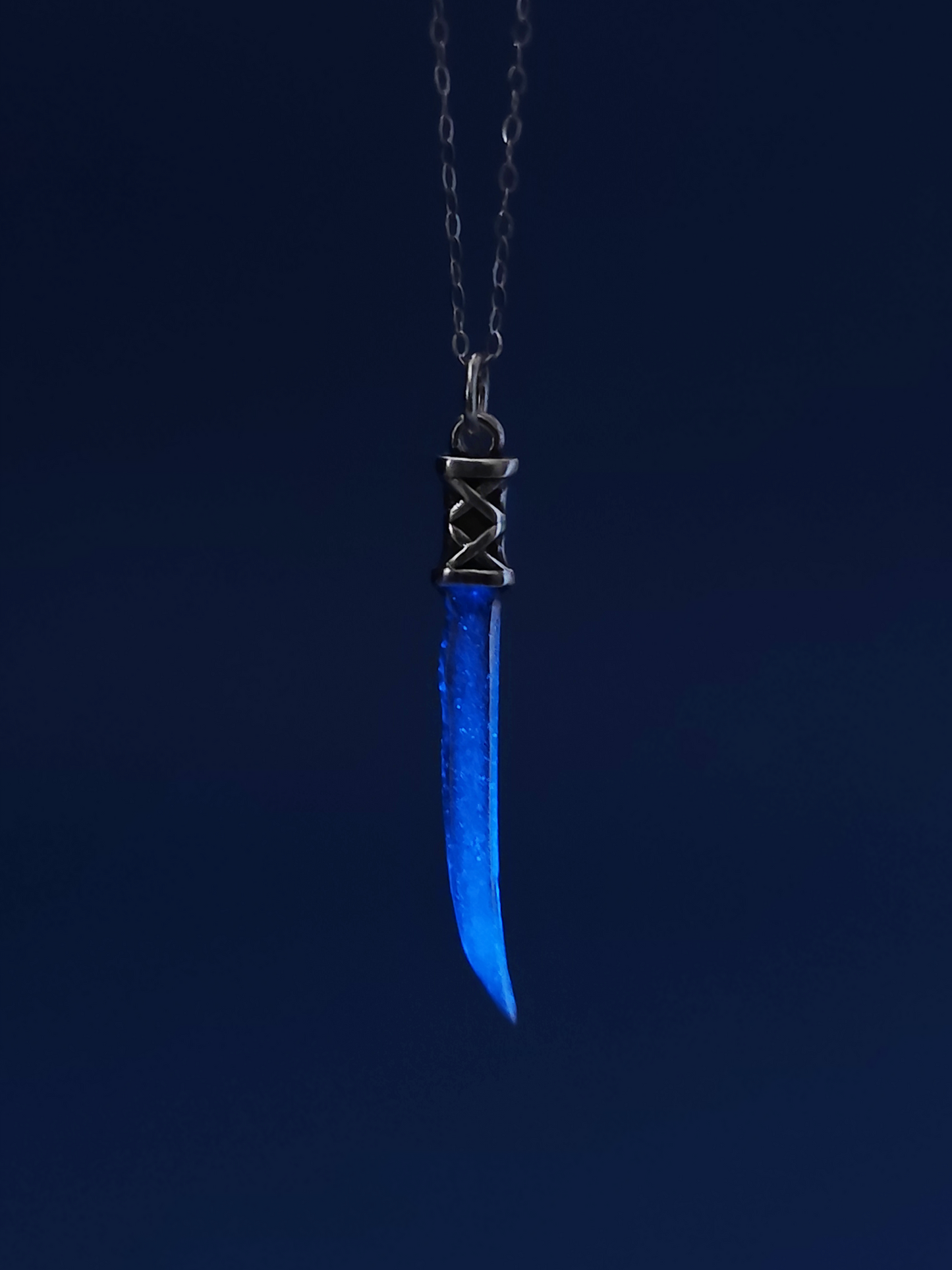 Glow in the Dark Seraph Blade Necklace