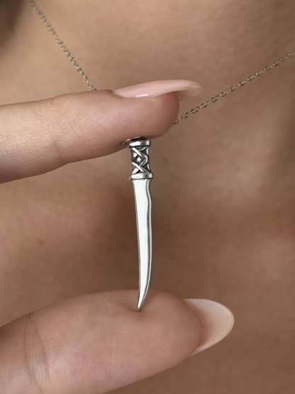Glow in the Dark Seraph Blade Necklace
