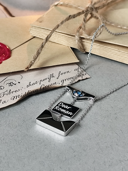 Openable Envelope Necklace