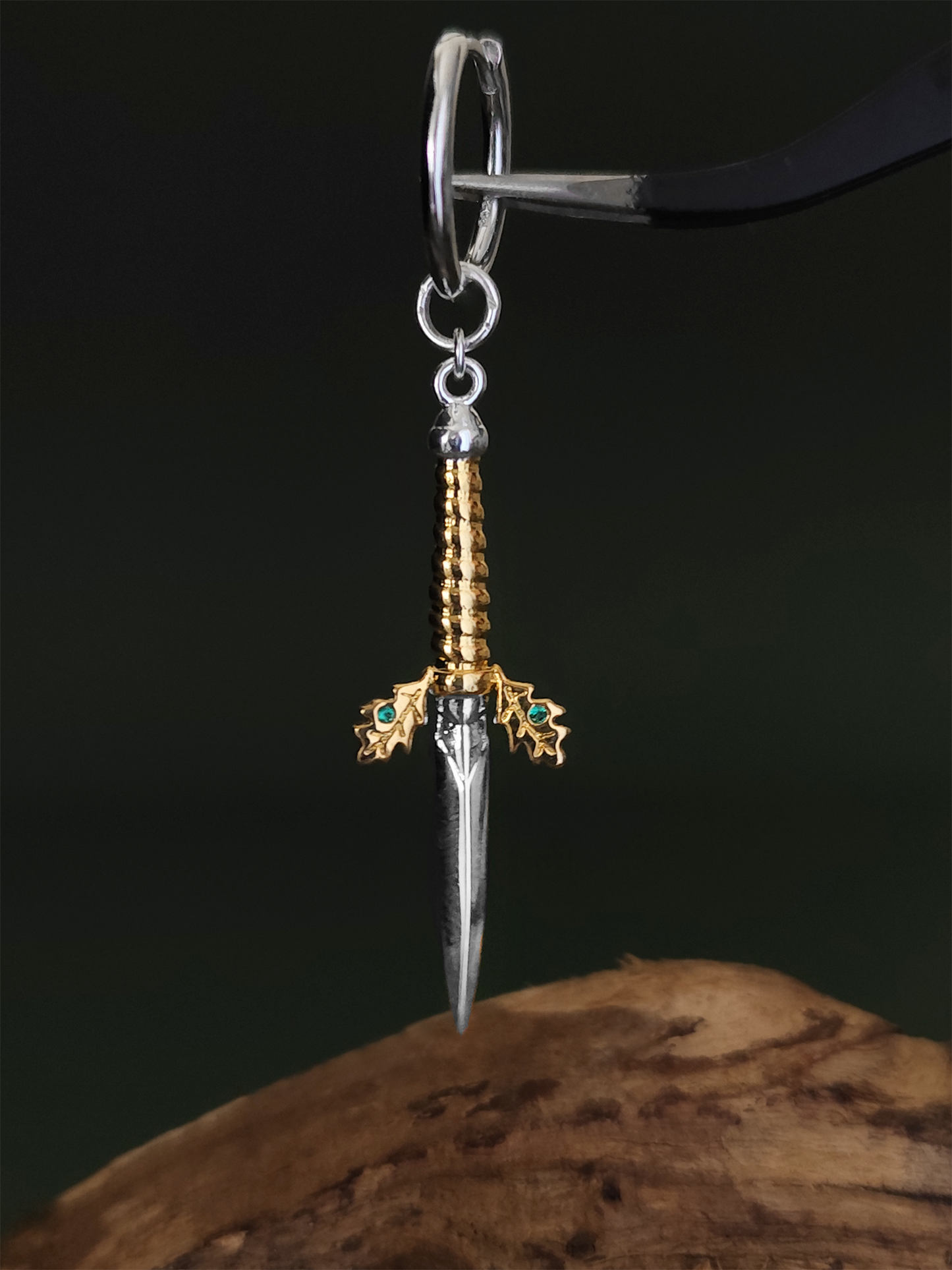 Jude Duarte Dagger Hoop Earring