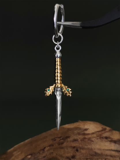 Jude Duarte Dagger Hoop Earring