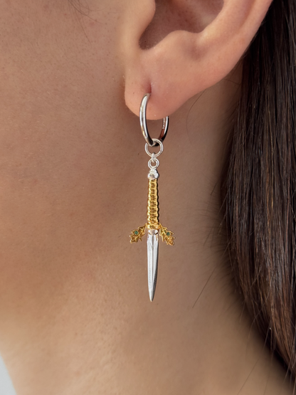 Jude Duarte Dagger Hoop Earring