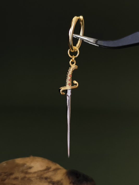 Heartseeker & Heartsworn Hoop Earring