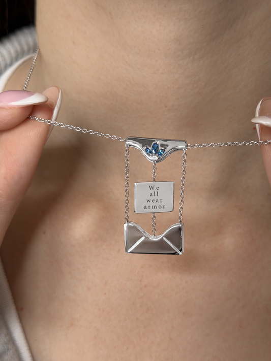 Openable Envelope Necklace