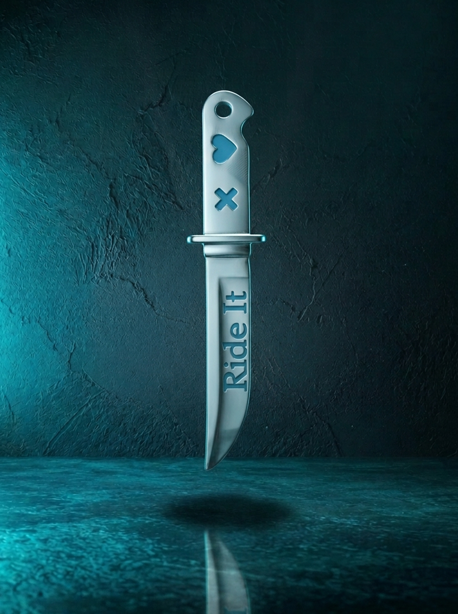 "Ride It" Knife Bookmark