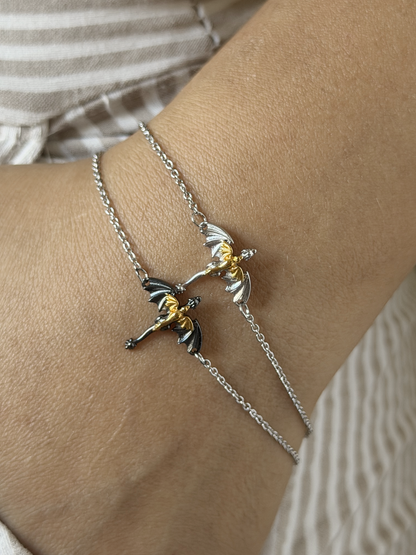 Violet Dragon Relic Bracelet