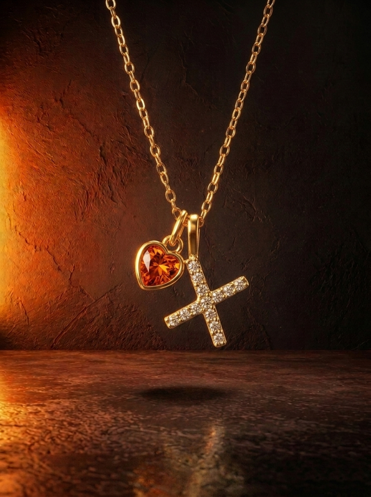 Caught Up ❤︎X Necklace