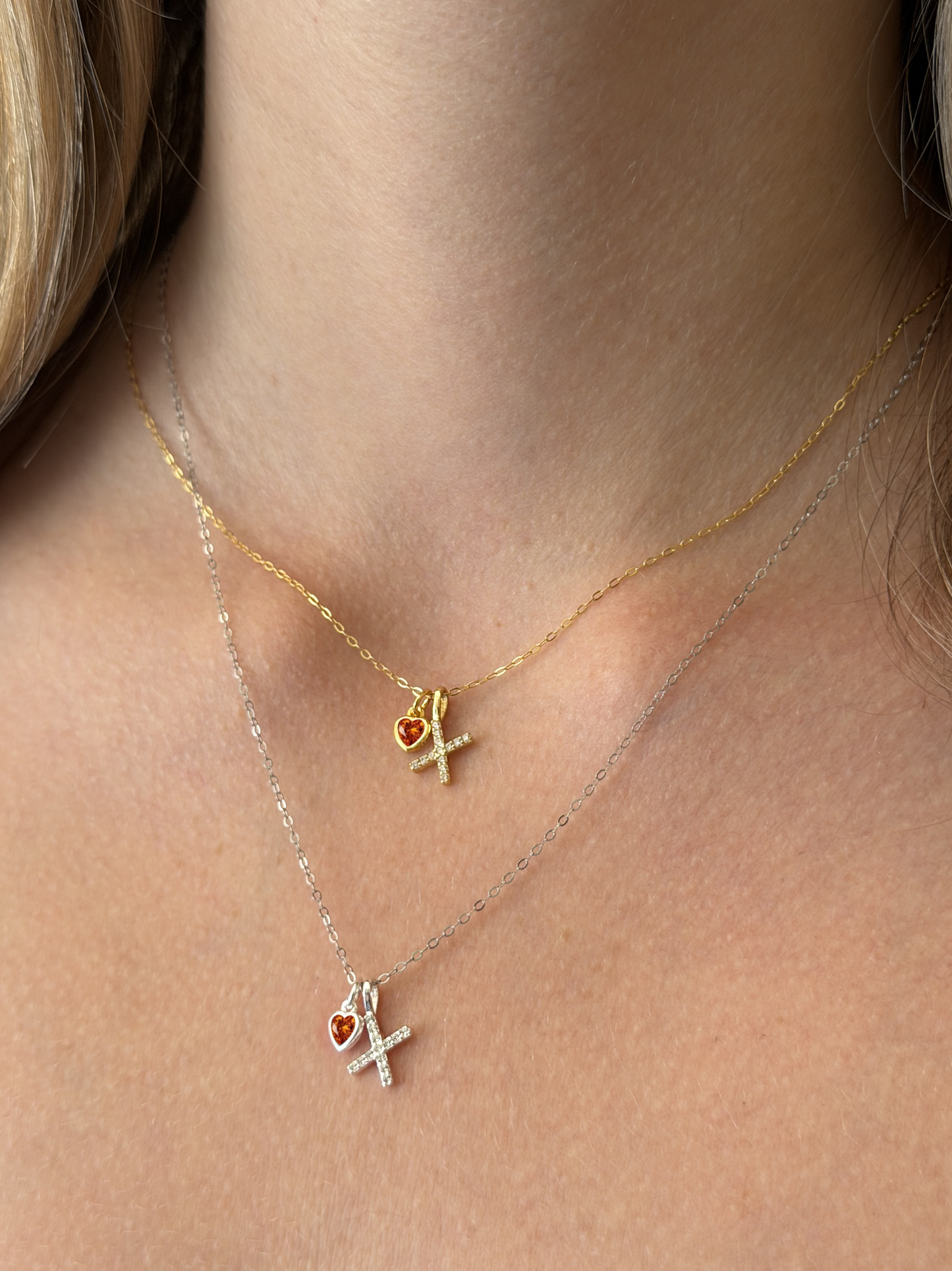 Caught Up ❤︎X Necklace
