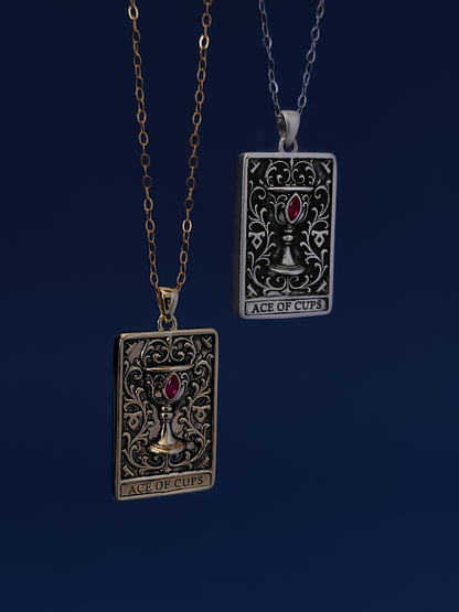 The Mortal Cup Tarot Necklace