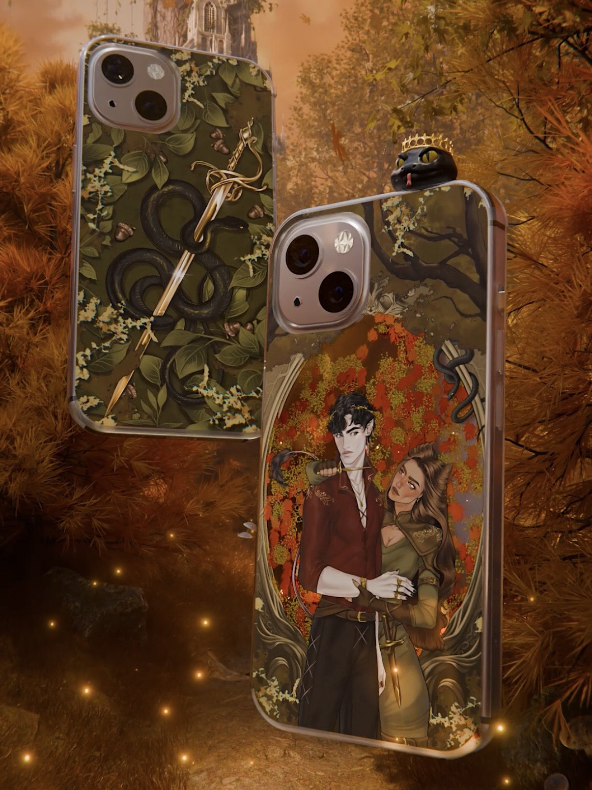 Cardan & Jude Liquid Glitter iPhone / Samsung Cover