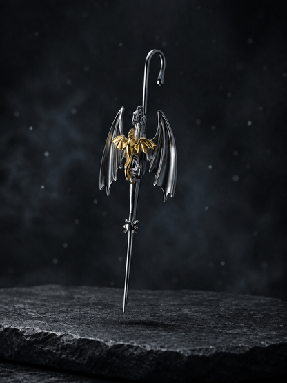Violet Dragon Relic Ear Cuff