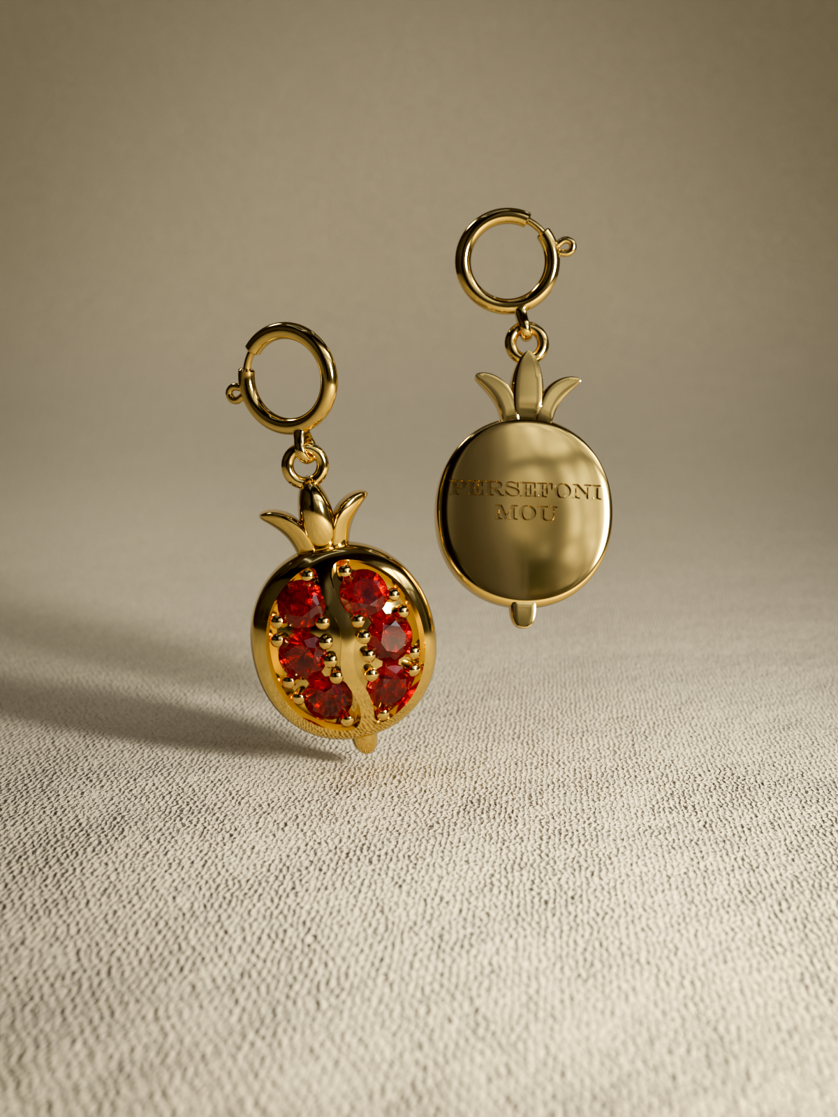 Orecchino Hoop Game of Gods