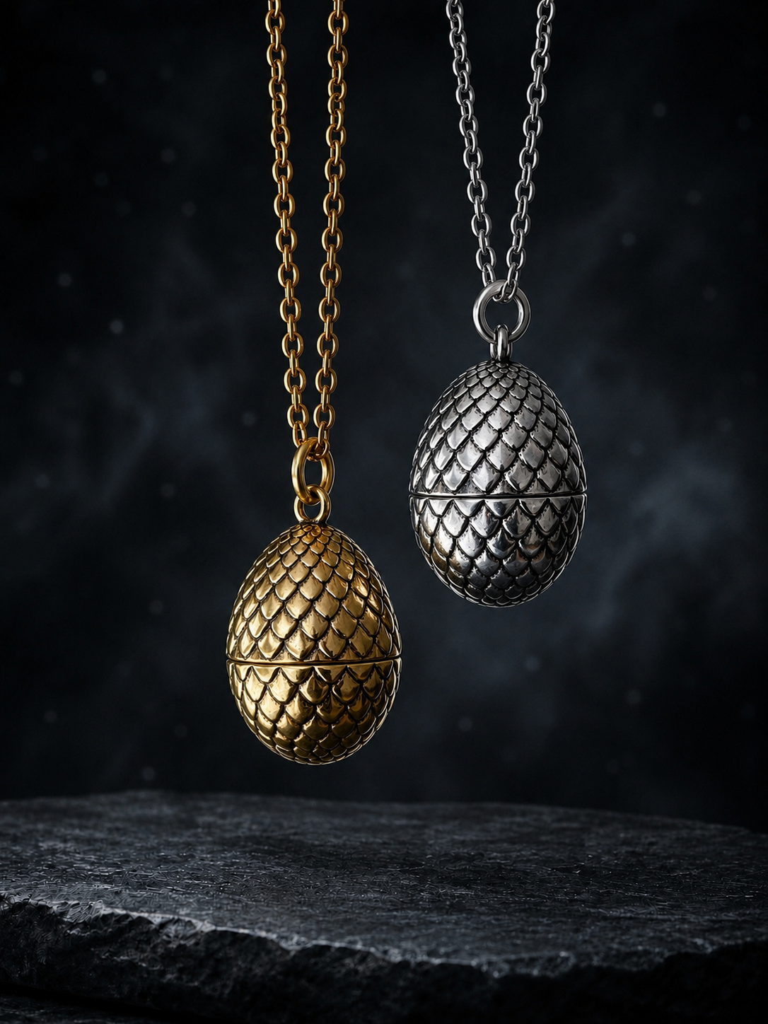 Dragon Eggs Locket Necklace