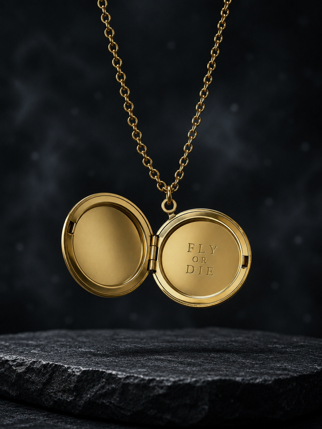 Fourth Wing Locket Necklace