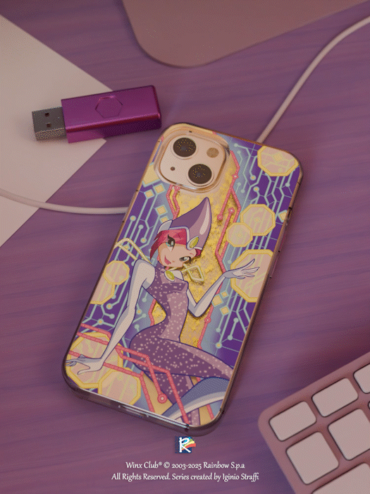 Tecna Liquid Glitter iPhone / Samsung Cover