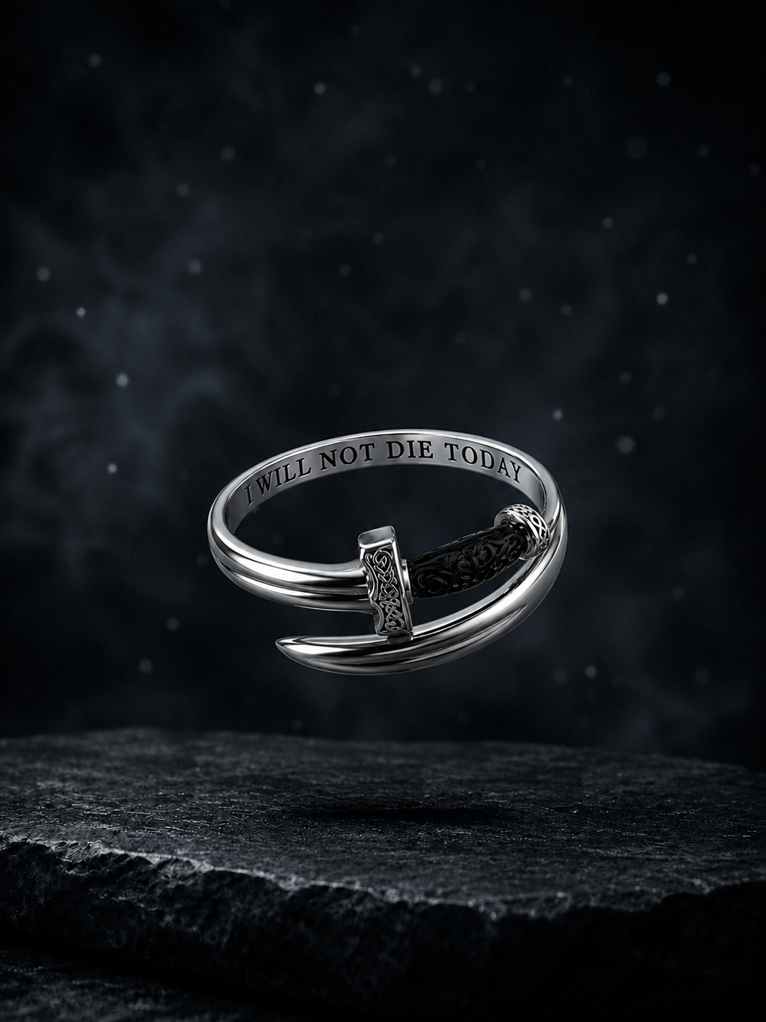 Violet Wrap Dagger Ring