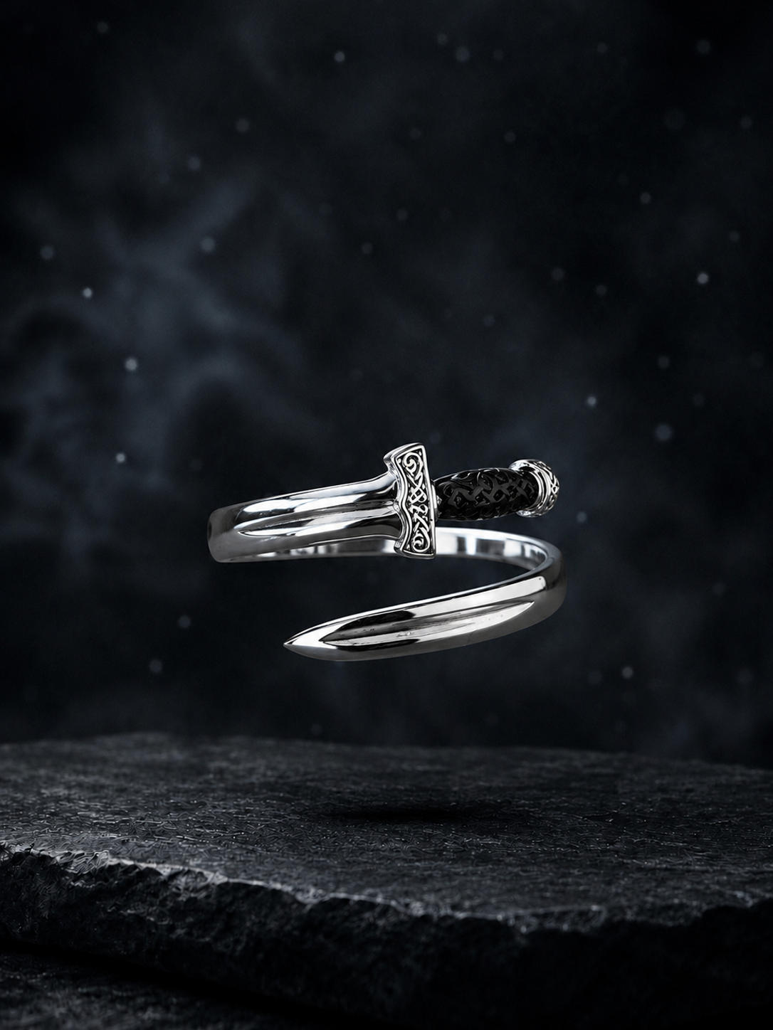 Violet Wrap Dagger Ring