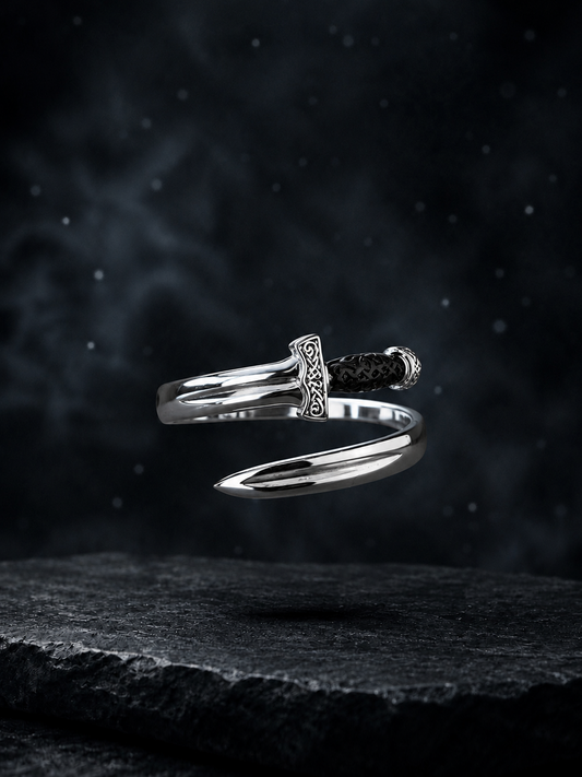 Violet Wrap Dagger Ring