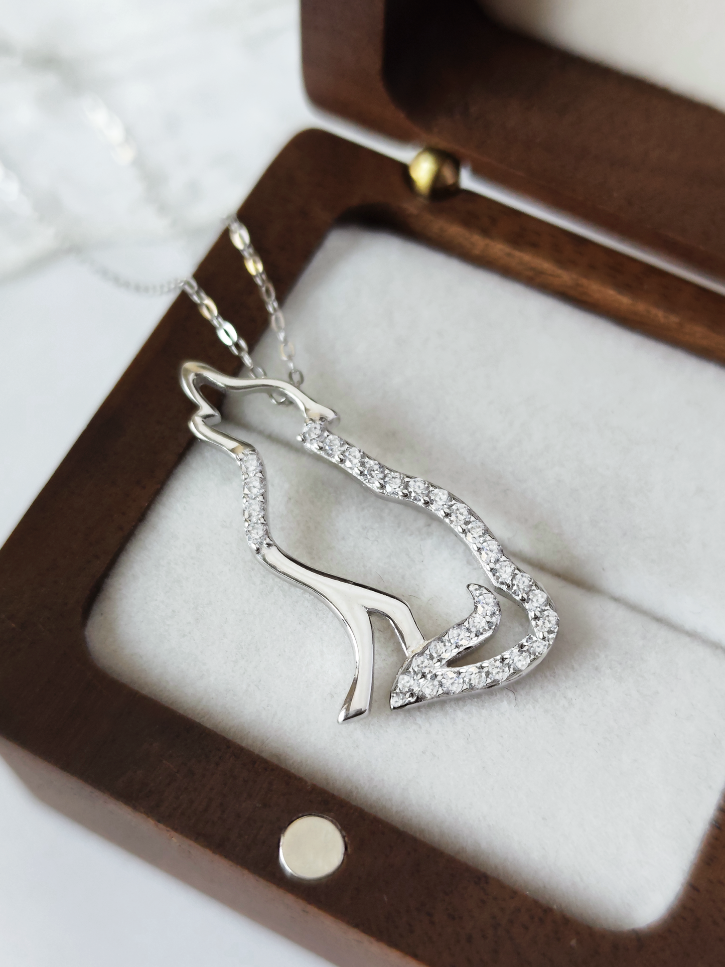 Lowe Howling Wolf Necklace