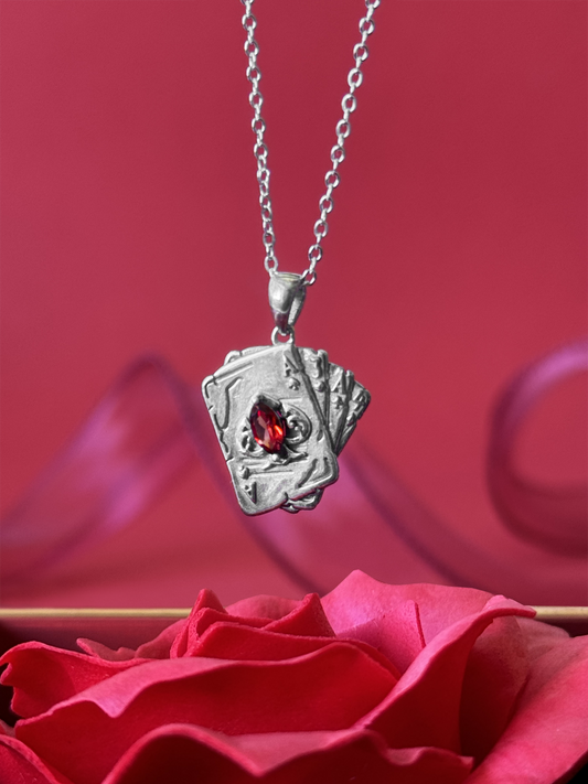 Caraval Playing Cards Necklace